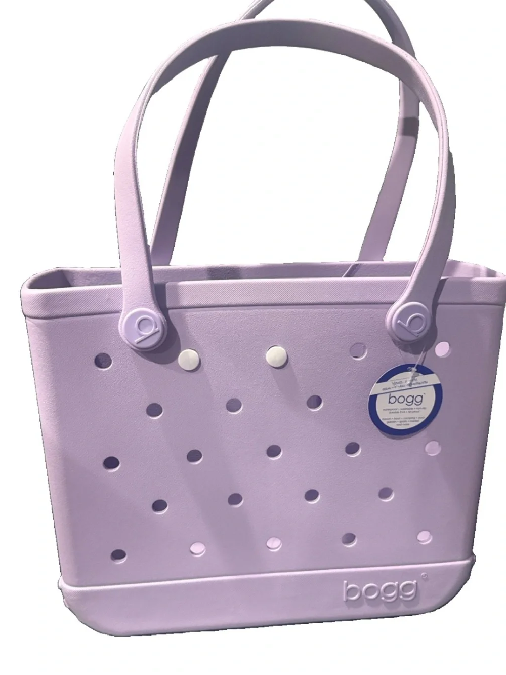 Crocs Bogg Medium Lilac Tote Bag -